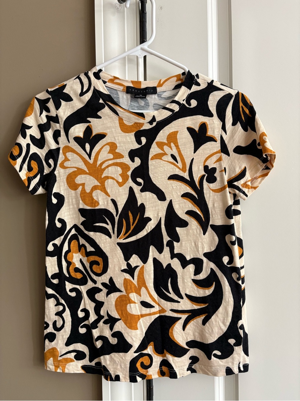 Sanctuary black and gold perfect tee